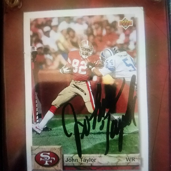 2 signed 49er cards - Picture 2 of 2